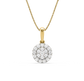 Dani Halo Diamond Pendant