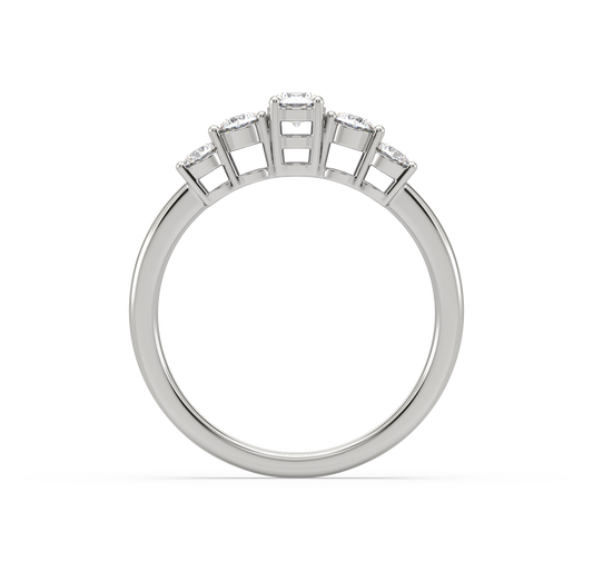 Sandra 5 Diamond Classic Ring