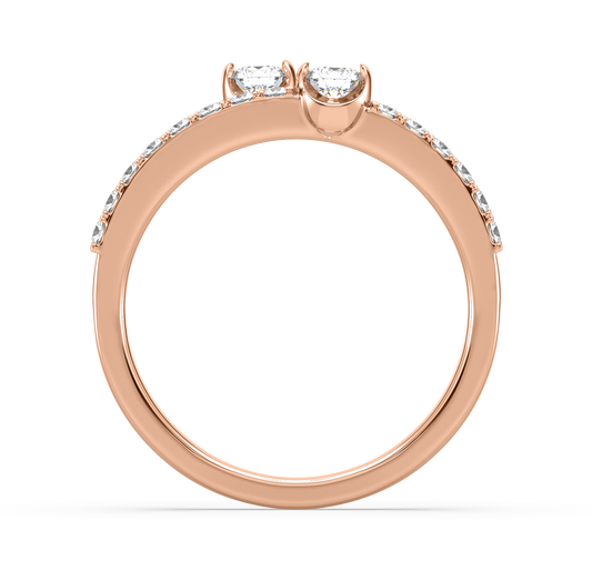Elsa Linear Diamond Ring
