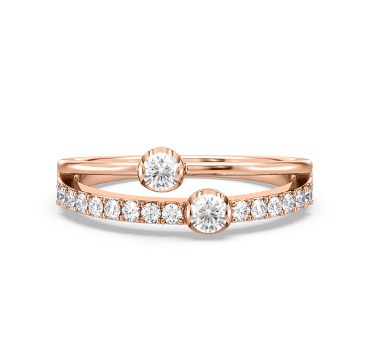 Elsa Linear Diamond Ring
