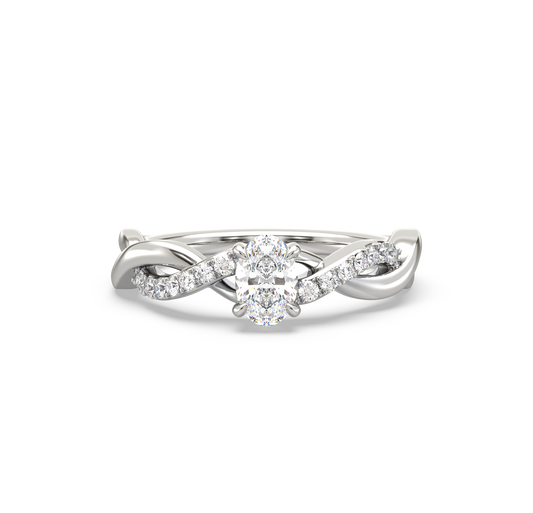 Andrea Solitaire Oval Diamond