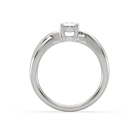 Delilah Entwined Solitaire Ring