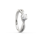 Delilah Entwined Solitaire Ring