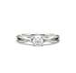Delilah Entwined Solitaire Ring