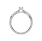Maya Intertwined Solitaire ring