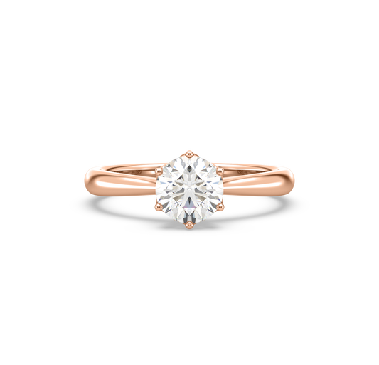 Eliza Solitaire Diamond Ring
