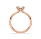 Jasmine Two-Tone Solitaire Ring