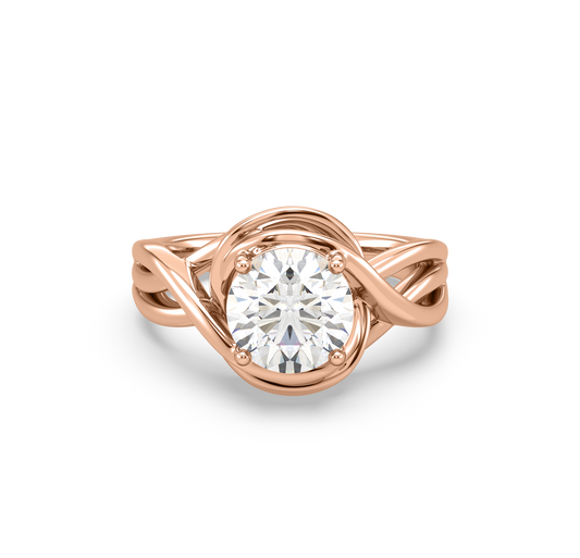 Zaria Twist Solitaire Diamond