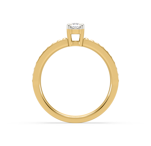 Autumn Dazzling Solitaire Ring