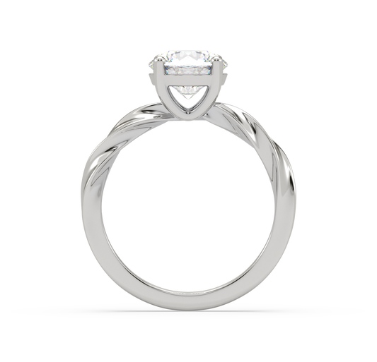 Faith Braided Solitaire Diamond
