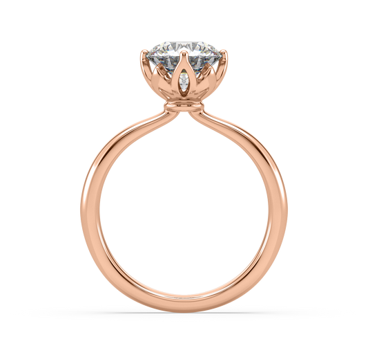 Sylvia Solitaire Diamond Ring