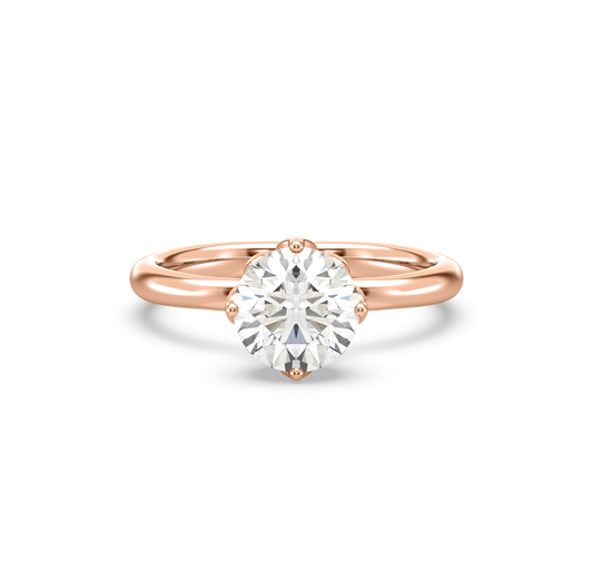 Sylvia Solitaire Diamond Ring