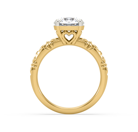 Sienna Flower Solitaire Diamond Ring