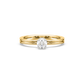 Kiara Crown Solitaire Diamond Ring