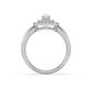 Emilia Double Cushion Halo Ring