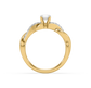 Alyssa Wave Solitaire Diamond Ring