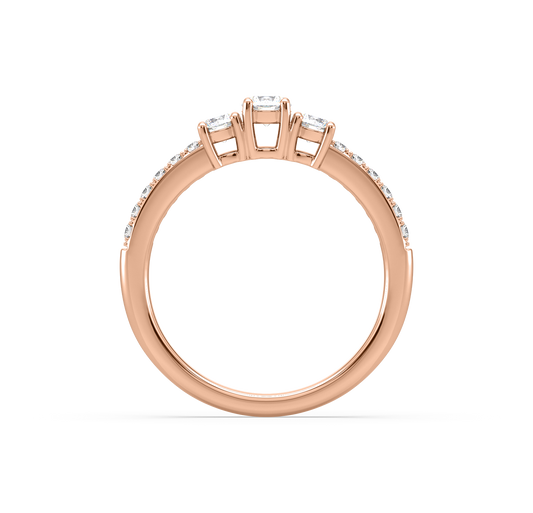 Gloria Three Diamond Ring