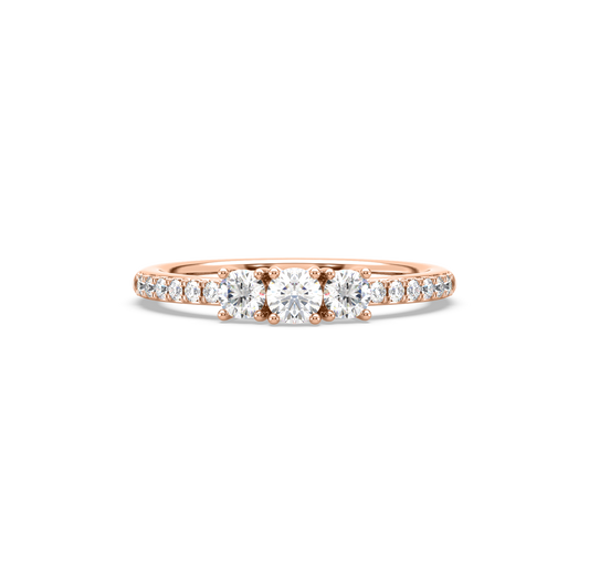 Gloria Three Diamond Ring