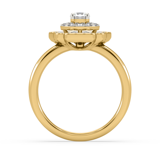 Cassia Blooming Flower Ring