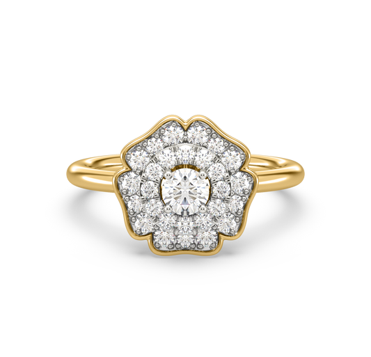 Cassia Blooming Flower Ring