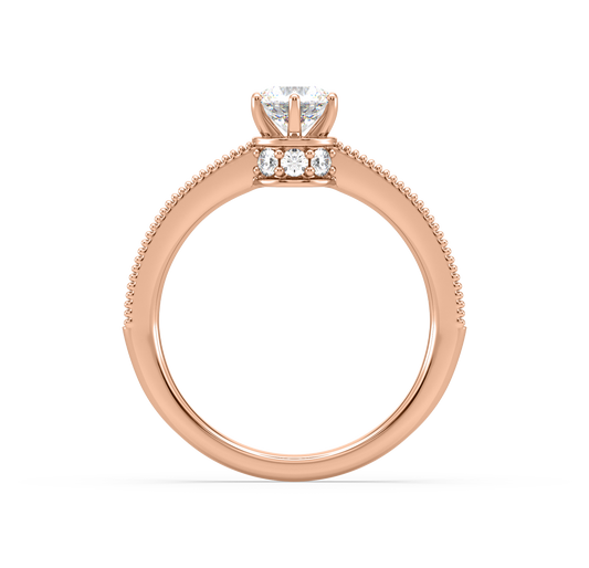Grace Ornate Solitaire Ring