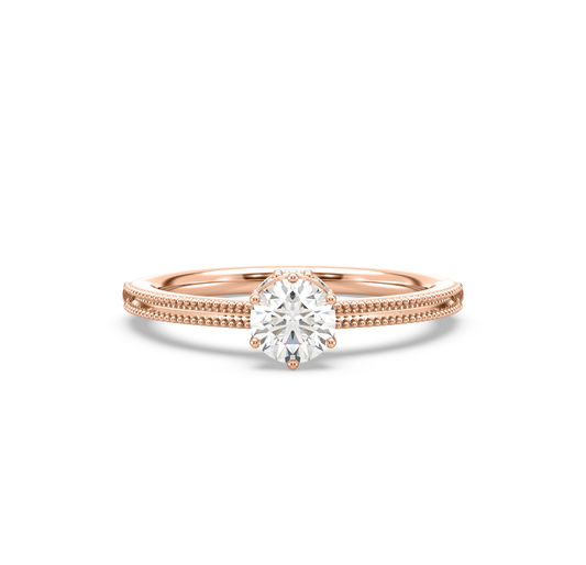 Grace Ornate Solitaire Ring