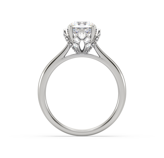 Carrie Raised Solitaire Ring