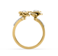 Elena Floral Diamond Open Ring