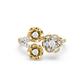 Elena Floral Diamond Open Ring