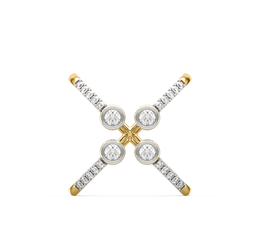 Shania Diamond Open Ring
