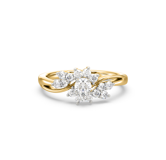 Laura Floral Ornate Ring