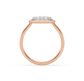 Amy Heart Cluster Diamond Ring
