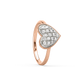 Amy Heart Cluster Diamond Ring