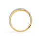 Mayla Curved Diamond Ring