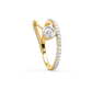 Gia Shooting Star Diamond Ring