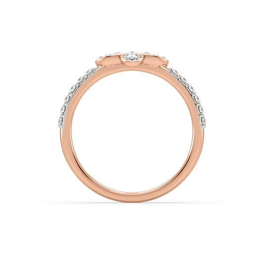 Luna 4-Petal Diamond Ring