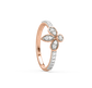 Luna 4-Petal Diamond Ring