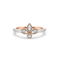 Luna 4-Petal Diamond Ring