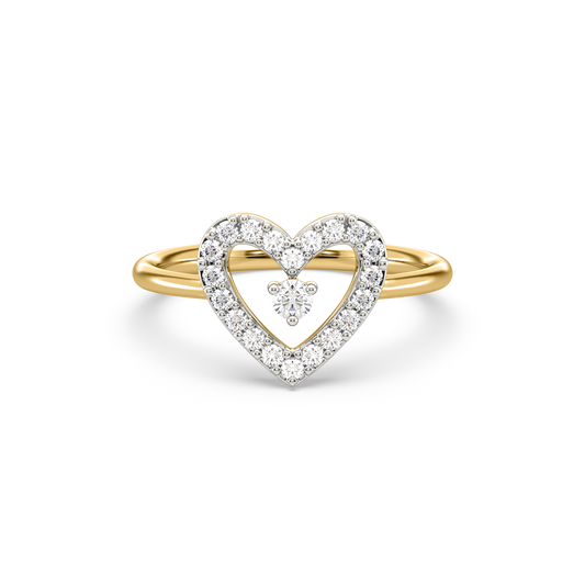Liana Heart Shaped Diamond Ring