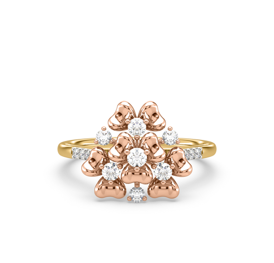 Iris Blooming Diamond Ring