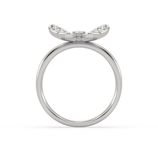 Eva Butterfly Diamond Ring
