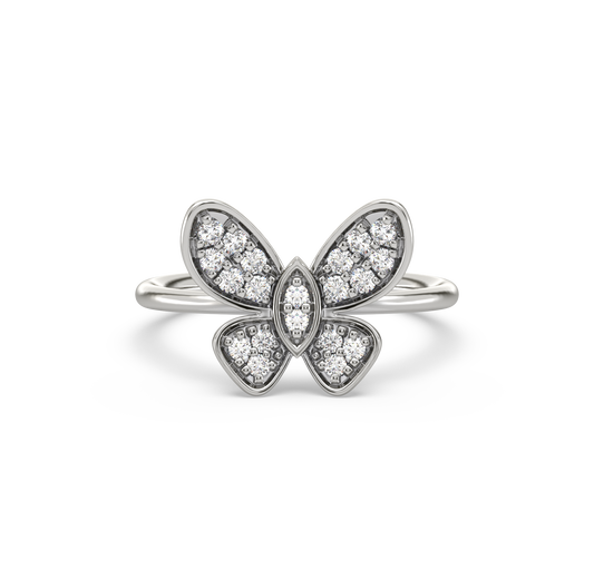 Eva Butterfly Diamond Ring