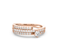 Ishta 3 Line Diamond ring