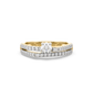 Elise Linear Solitaire Diamond Ring
