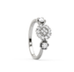 Avah 3 Flower Diamond Ring