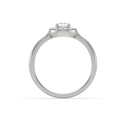 Kara Halo Diamond Ring