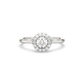 Kara Halo Diamond Ring