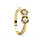 Romina Double Flower Diamond Ring