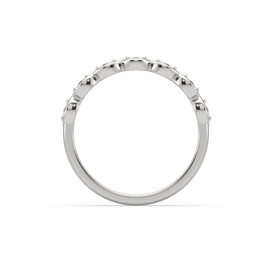 Miley Half Infinity Stackable Ring