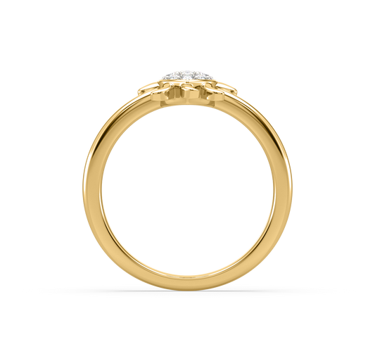 Harlee Turtle Diamond Ring